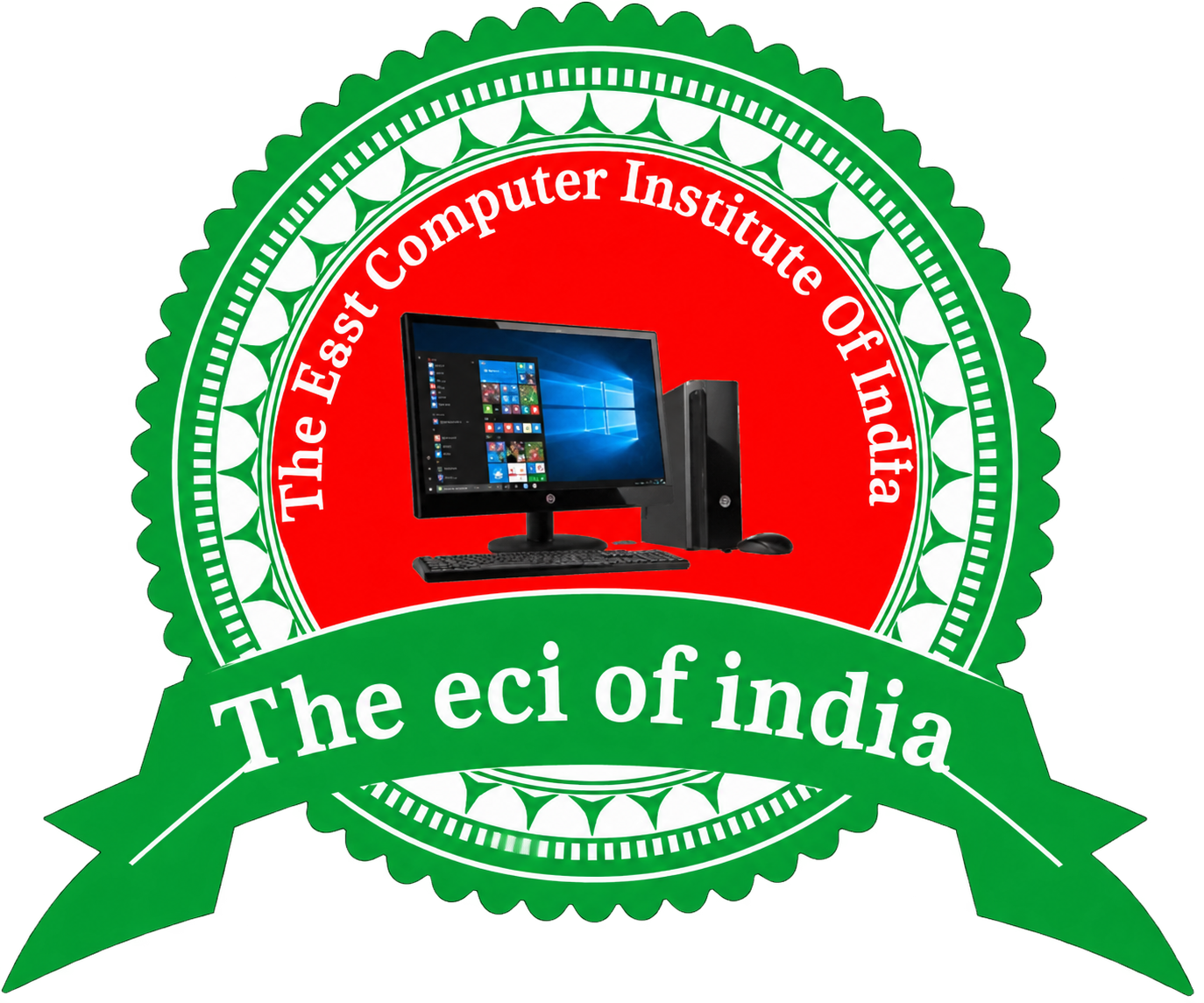 The East Computer Institute Of India Logo